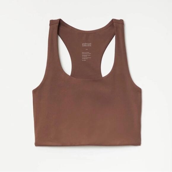 Girlfriend Collective Paloma Sports Bra Top Size XS Mauve - Picture 5 of 6